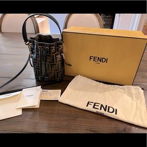 Fendi Mini Mon Tresor bucket bag.  Great used condition